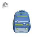 تصویر اختصاصی از نمای جلوی کوله پشتی مدرسه سان ایت طرح فضانورد 90270 در رنگ آبی