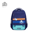 تصویر اختصاصی از نمای جلوی کوله پشتی مدرسه سان ایت طرح فضانورد 90270 در رنگ سرمه ای