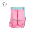 تصویر اختصاصی از نمای پشتی کوله پشتی مدرسه یونیکورن رنگین کمان 1007 سایز بزرگ در رنگ صورتی