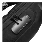 تصویر اختصاصی از قفل رمزدار بادی بگ (کراس بادی) بنج کد ۲۲۰۸۵ در رنگ مشکی