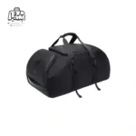 تصویر اختصاصی از جلو و کناری به صورت عمودی ساک ورزشی بنج کد 7088 در رنگ مشکی