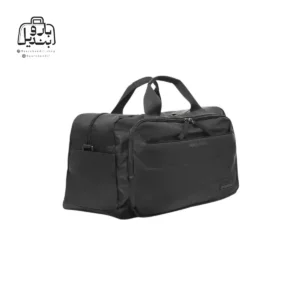 تصویر اختصاصی از نمای جلو و کناری ساک ورزشی فوور کد 1713-20 در رنگ مشکی