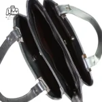 تصویر اختصاصی از زیپ باز کیف دوشی زنانه دنیز جنوا کد ۰۰۳۴ در رنگ مشکی