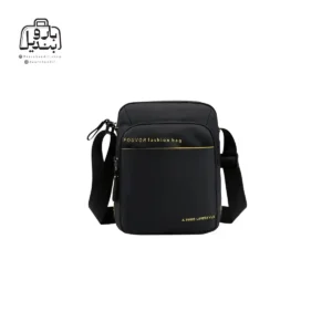 تصویر اختصاصی از نمای جلوی کیف دوشی فوور کد 2538-06 در رنگ مشکی