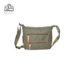 تصویر اختصاصی از نمای جلوی کیف دوشی فوور کد 2596-01 در رنگ سبز