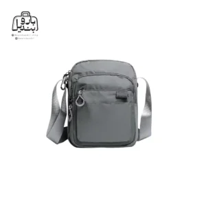 تصویر اختصاصی از نمای جلوی کیف دوشی فوور کد 2802-04 در رنگ طوسی