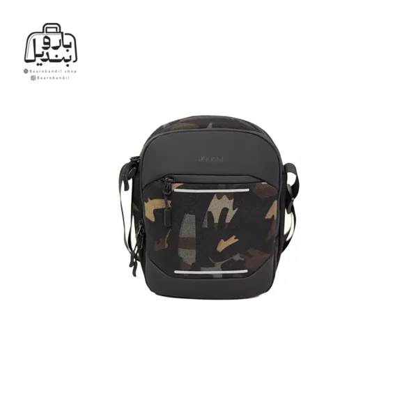 تصویر اختصاصی از نمای جلوی کیف دوشی لیستات leastat کد 2021 در رنگ چریکی