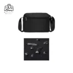 تصویر اختصاصی از جنس بدنه کیف دوشی ولنتیر کد 1713-13 در رنگ مشکی