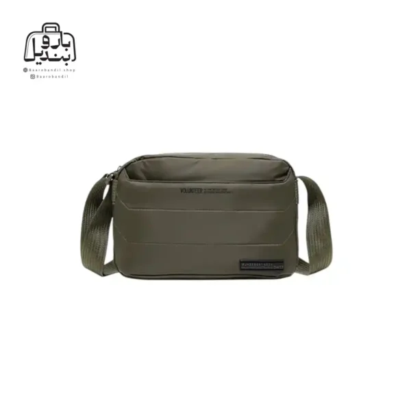 تصویر اختصاصی از نمای جلوی کیف دوشی ولنتیر کد 1713-13 در رنگ سبز