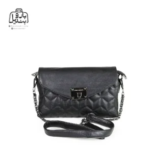 تصویر اختصاصی از نمای جلوی کیف زنانه دنیز جنوا کد ۰۰۵۹ در رنگ مشکی