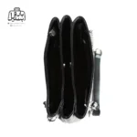 تصویر اختصاصی از زیپ باز کیف دوشی زنانه دنیز جنوا کد ۰۰۹۰ در رنگ مشکی