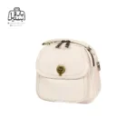 تصویر اختصاصی از نمای جلو و کناری کیف دوشی زنانه موجیتو کد 7603 در رنگ کرمی