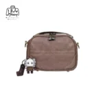 تصویر اختصاصی کیف دوشی زنانه موجیتو کد 7610 در رنگ قهوه‌ای همراه با بند عروسکی