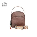 تصویر اختصاصی از بند کیف دوشی زنانه موجیتو کد 7652 در رنگ قهوه‌ای