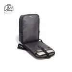 تصویر اختصاصی از نمای زیپ پشت باز کوله بنج کد 2952 در رنگ مشکی