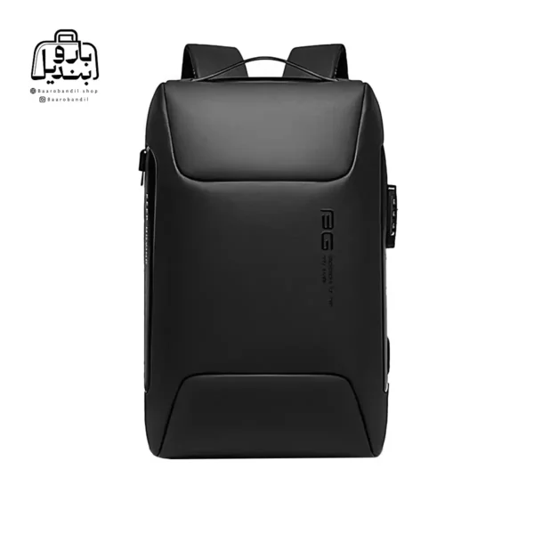 تصویر اختصاصی از نمای جلو کوله بنج کد 7216 در رنگ مشکی