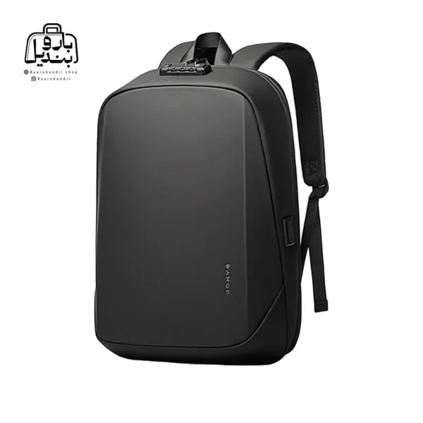 تصویر اختصاصی از نمای جلو و کناری کوله بنج کد ۷۲۵۱ در رنگ مشکی