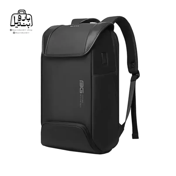 تصویر اختصاصی از نمای جلو و کناری کوله بنج کد ۷۲۷۶ در رنگ مشکی