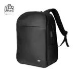 تصویر اختصاصی از نمای جلو و کناری کوله‌پشتی mont blanc کد ۱۴۳۲ در رنگ مشکی