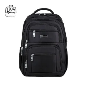 تصویر اختصاصی از نمای جلوی کوله‌پشتی نوژیا کد ۰۲۸۰ در رنگ مشکی