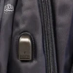 تصویر اختصاصی از پورت usb کوله‌پشتی نوژیا کد ۰۲۸۰ در رنگ مشکی