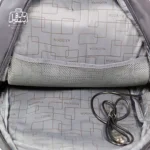 تصویر اختصاصی از پورت usb کوله‌پشتی نوژیا کد ۰۲۸۰ در رنگ مشکی