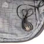 تصویر اختصاصی از پورت usb کوله‌پشتی نوژیا کد ۰۲۸۰ در رنگ مشکی