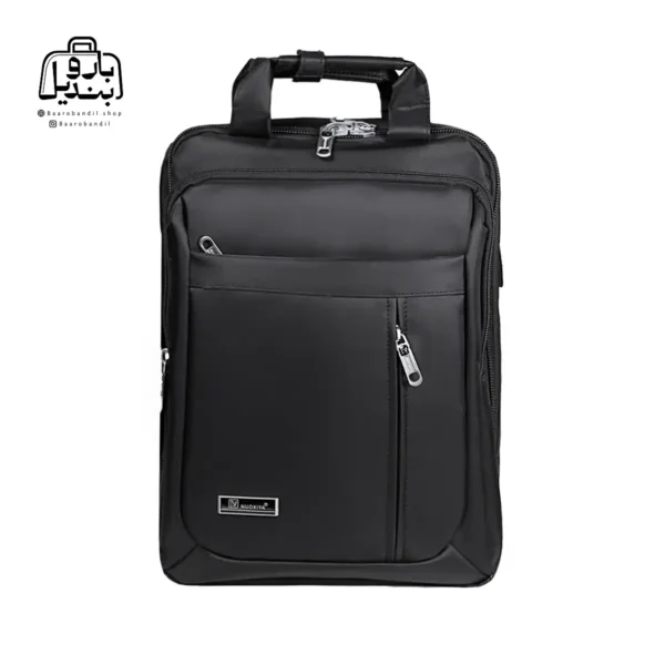 تصویر اختصاصی از نمای جلوی کوله‌پشتی نوژیا کد ۲۸۸۸ در رنگ مشکی