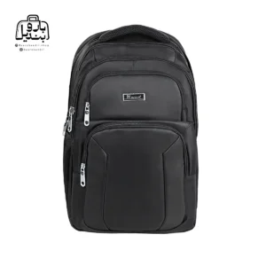 تصویر اختصاصی از نمای جلوی کوله‌پشتی نوژیا کد ۶۶۰۸ در رنگ مشکی