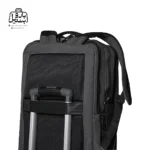 تصویر اختصاصی از قابلیت اتصال به چمدان کوله‌پشتی استاربگ آلفا کد ۴۷۵۳ در رنگ مشکی طوسی