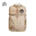 تصویر اختصاصی از نمای جلوی کوله‌پشتی تاکتیکال کد ۴۵۱۲ در رنگ کرمی