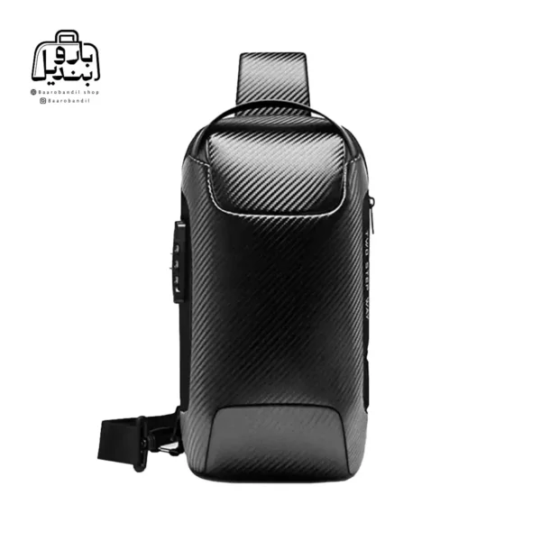 تصویر اختصاصی از نمای جلو بادی‌ بگ (کراس بادی) bange پلاس کد 22085 در رنگ مشکی