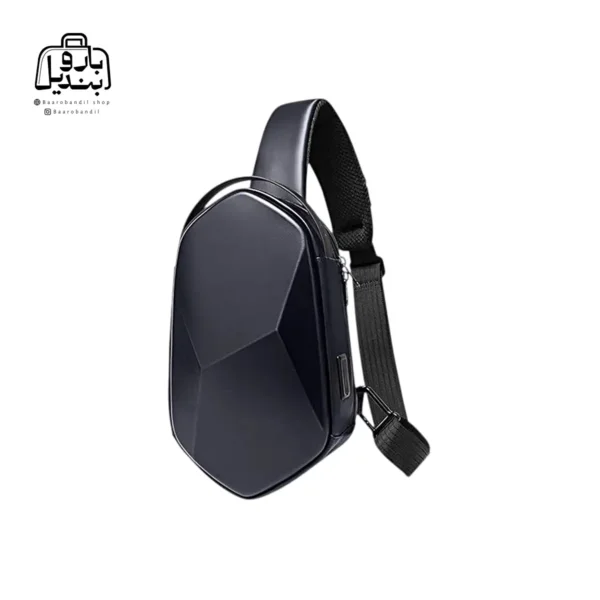 تصویر اختصاصی از نمای جلو و کناری بادی‌ بگ (کراس بادی) bange کد 7213 در رنگ مشکی