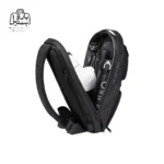 تصویر اختصاصی از نمای زیپ پشت باز بادی بگ (کراس بادی) بنج کد ۷۲۵۸ در رنگ مشکی