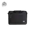 تصویر اختصاصی از نمای جلوی کیف دستی لپتاپی لیستات ۶۶۰۱ در رنگ مشکی