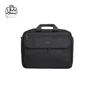 تصویر اختصاصی از نمای جلوی کیف دستی لپتاپی لیستات ۶۸۰۱ در رنگ مشکی