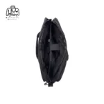 تصویر اختصاصی از نمای زیپ باز کیف دستی لپتاپی لیستات ۶۸۰۱ در رنگ مشکی