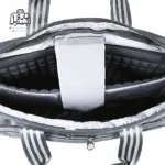 تصویر اختصاصی از زیپ باز کیف دستی لپتاپی مونت بلنک کد 6169 در رنگ مشکی