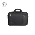 تصویر اختصاصی از نمای جلوی کیف دستی لپ‌تاپی نوژیا کد ۱۳۶۵ در رنگ مشکی