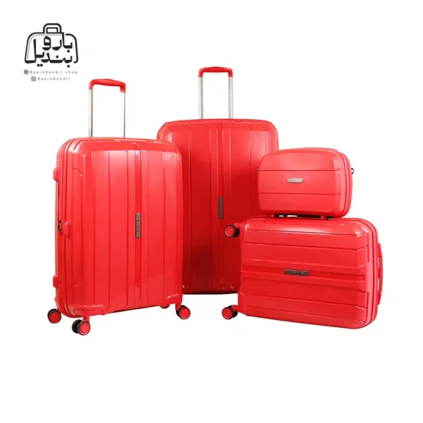 تصویر اختصاصی از ست چهار تکه چمدان سونادا یورک در رنگ قرمز