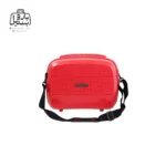 تصویر اختصاصی از نمای جلو با بند چمدان سونادا یورک سایز کوچک (داخل کابین) در رنگ قرمز