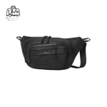 تصویر اختصاصی از نمای جلو و کناری کیف کمری لیستات کد ۳۸۱۶ در رنگ مشکی