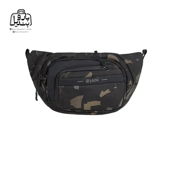 تصویر اختصاصی از نمای جلوی کیف کمری لیستات کد ۳۸۱۶ در طرح چریکی