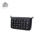 تصویر اختصاصی از نمای کناری کیف دوشی زنانه دنیز جنوا کد ۰۰۵۷ در رنگ مشکی