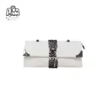 تصویر اختصاصی از نمای جلوی کیف زنانه دنیز جنوا کد ۰۰۸۶ در رنگ سفید