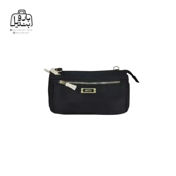 تصویر اختصاصی از نمای جلوی کیف زنانه دوشی ایپول کد 6006-13 در رنگ مشکی