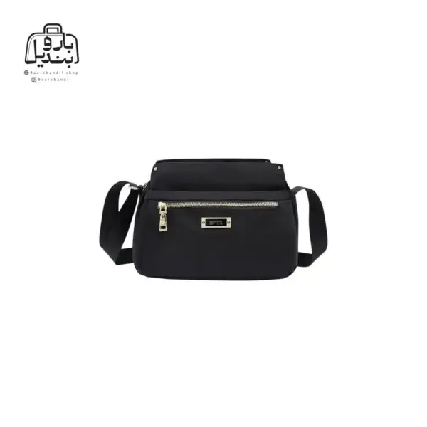 تصویر اختصاصی از نمای جلوی کیف زنانه دوشی ایپول کد 6006-14 در رنگ مشکی
