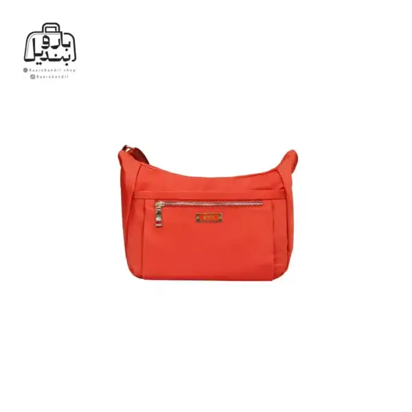 تصویر اختصاصی از نمای جلوی کیف زنانه دوشی ایپول کد 6006-18 در رنگ نارنجی
