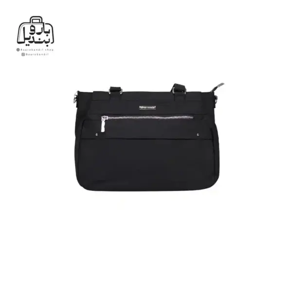 تصویر اختصاصی از نمای جلوی کیف زنانه دوشی ایپول کد 6083-02 در رنگ مشکی