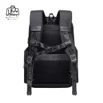 تصویر اختصاصی از نمای پشتی کوله‌پشتی آرکتیک هانتر کد b00449-1 در رنگ مشکی